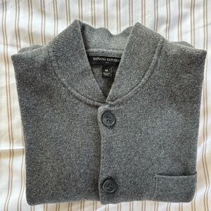 Banana Republic Charcoal Cardigan for Men